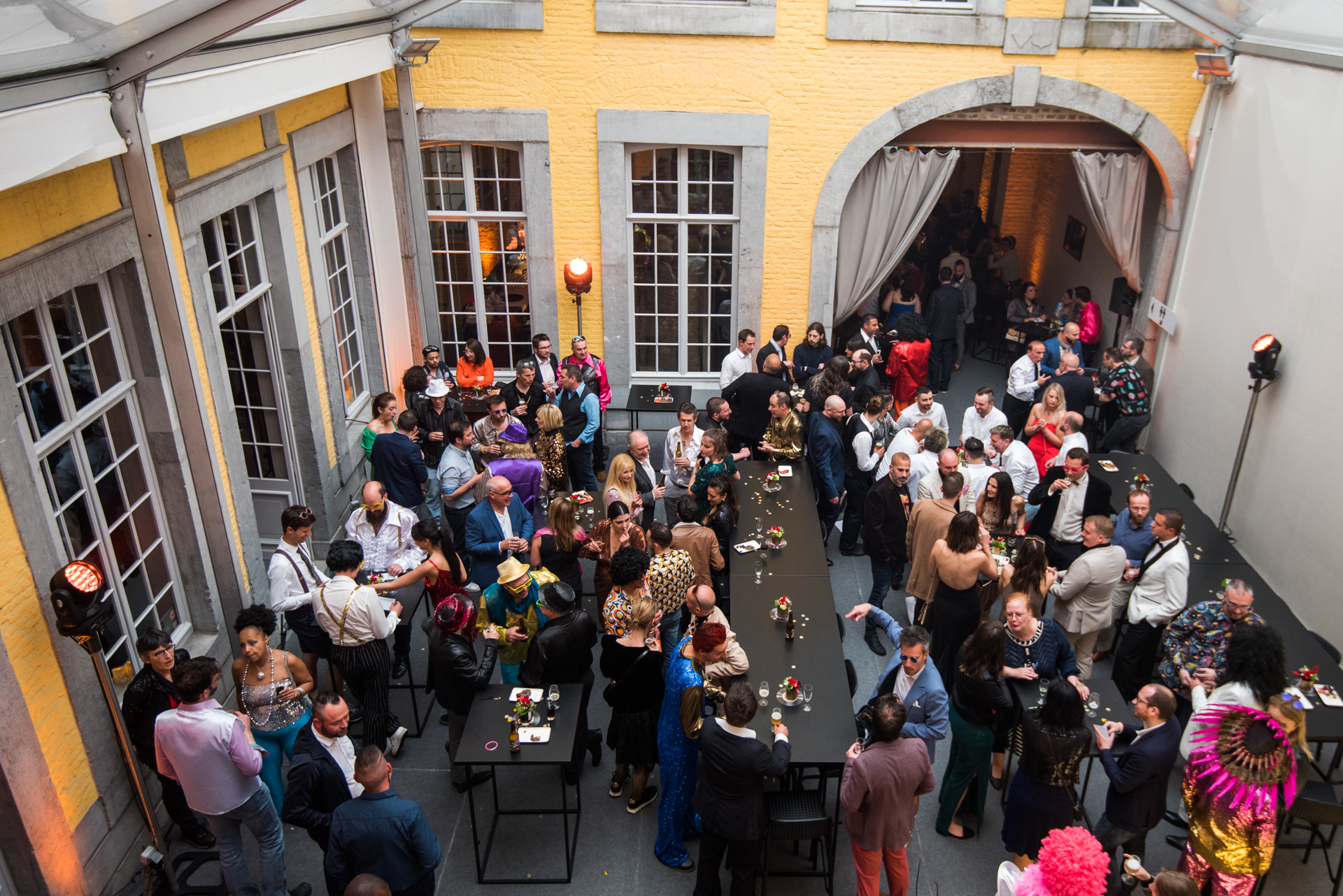 receptie walking dinner networking hotel luik